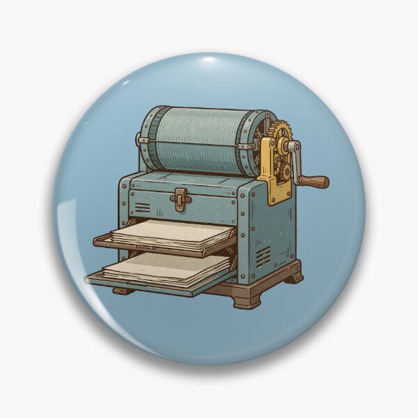 Item preview, Vintage Hand Crank Printing Press designed and sold by PreeCha Art & Co..