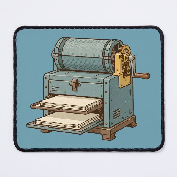 Item preview, Vintage Hand Crank Printing Press designed and sold by PreeCha Art & Co..