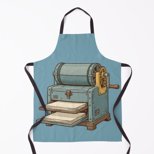 Item preview, Vintage Hand Crank Printing Press designed and sold by PreeCha Art & Co..