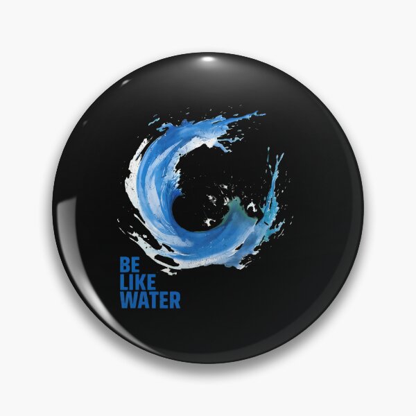 Item preview, Be Like Water Wave Graphic Inspirational designed and sold by przfaxlkdv.