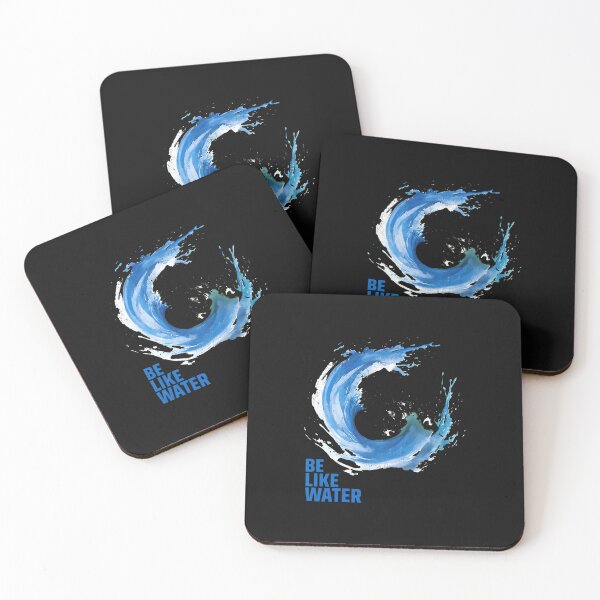 Item preview, Be Like Water Wave Graphic Inspirational designed and sold by przfaxlkdv.