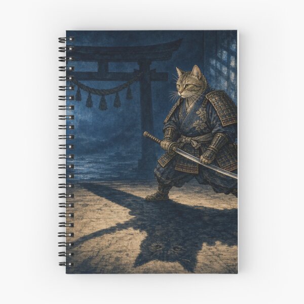Item preview, Samurai Cat Shadow Guardian designed and sold by Komatoya.