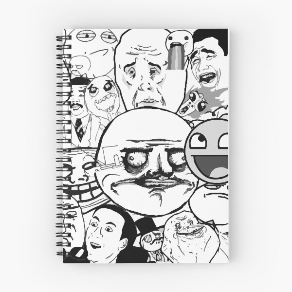 Item preview, Rage Comics Meme Pattern 2012 Retro Internet designed and sold by TrxshWear.