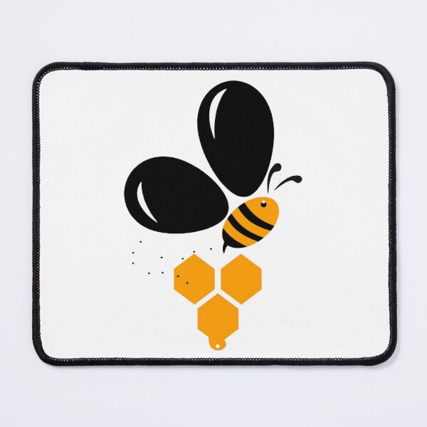 Item preview, Abelhuda Cute Honey Bee Geometric Honeycomb Art designed and sold by Fuvere.
