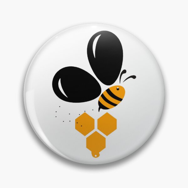 Item preview, Abelhuda Cute Honey Bee Geometric Honeycomb Art designed and sold by Fuvere.