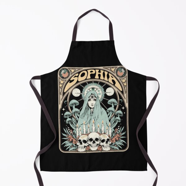 Item preview, Art Nouveau Mystic Mushroom Goddess designed and sold by LostSummoner.