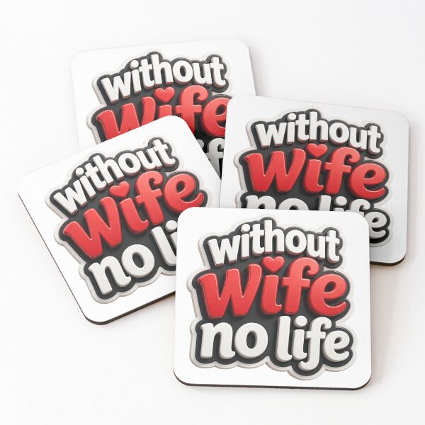 Item preview, Without Wife No Life 3D designed and sold by MR4me.