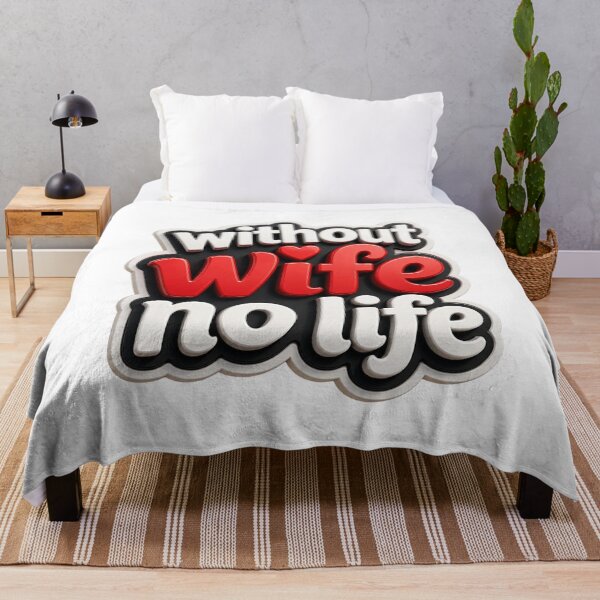 Item preview, Without Wife No Life 3D designed and sold by MR4me.