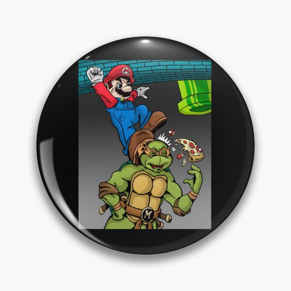 Item preview, Parody Video Game Plumber Stomping Ninja Turtle designed and sold by Printing-My-Art.