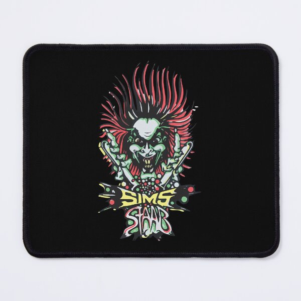 Item preview, 80s Punk Skateboard Neon Skull Monster designed and sold by Printing-My-Art.