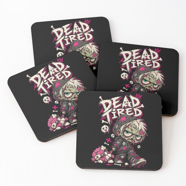 Item preview, Dead Tired Zombie Punk - Funny Grunge Humour designed and sold by JonelCrafts.