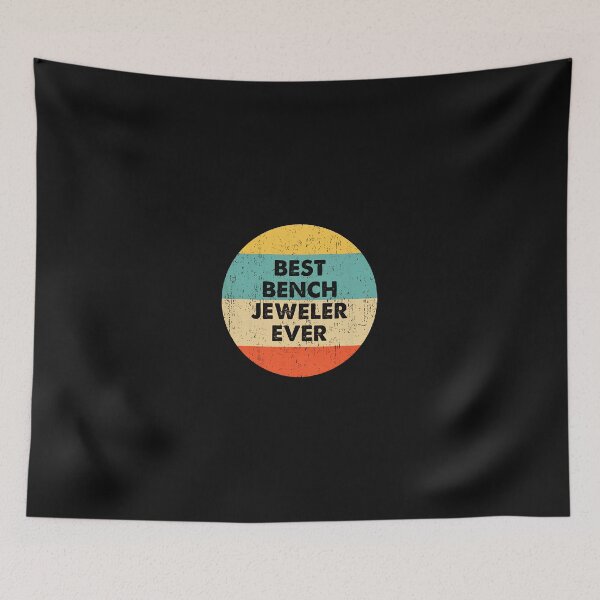Item preview, Best Bench Jeweler Ever Retro Circle Design designed and sold by przfaxlkdv.