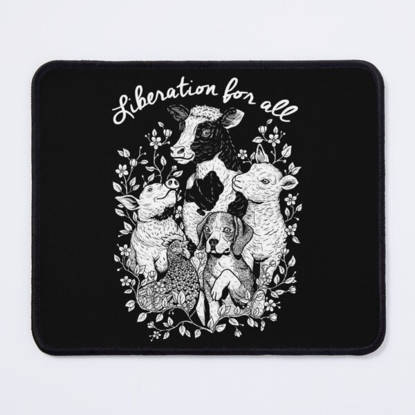 Item preview, Liberation For All Vegan Vegetarian designed and sold by Nikolausgage.