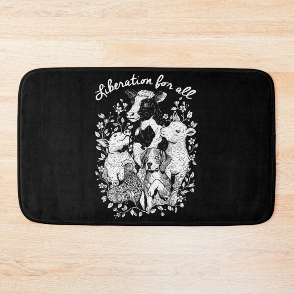 Item preview, Liberation For All Vegan Vegetarian designed and sold by Nikolausgage.