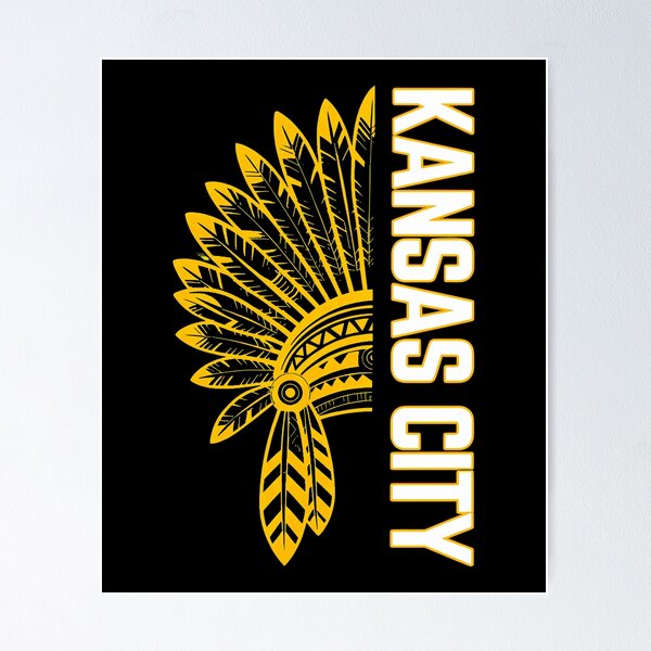 Item preview, Kansas City Retro Feather Graphic designed and sold by LisaCline82014.