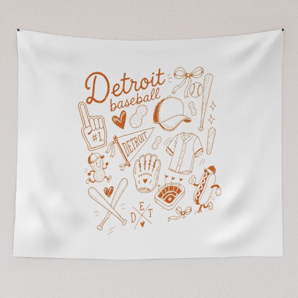 Item preview, Detroit Baseball Doodle Art Style designed and sold by sionOberst01.