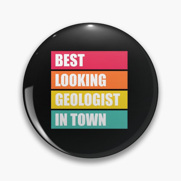 Item preview, Best Looking Geologist In Town Retro Stripes designed and sold by przfaxlkdv.
