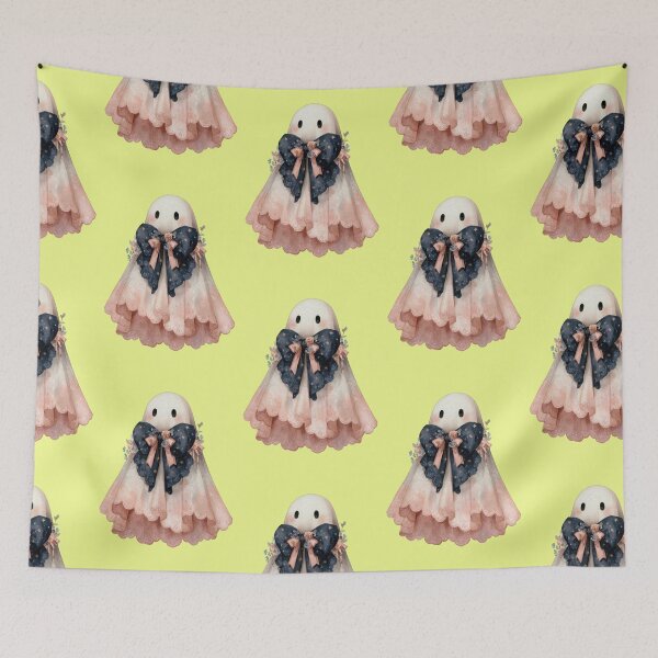 Item preview, Cute ghost bow star pattern pastel coquette goth designed and sold by Mauswohn.