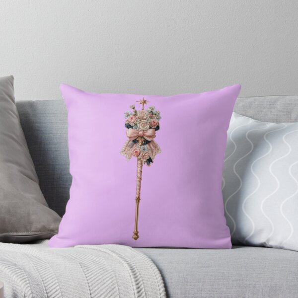 Item preview, Magic wand, roses, star, bow, coquette, baroque, magic designed and sold by Mauswohn.