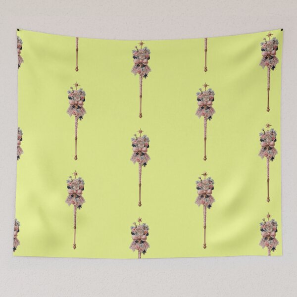 Item preview, Magic wand, roses, star, bow, coquette, baroque, magic designed and sold by Mauswohn.