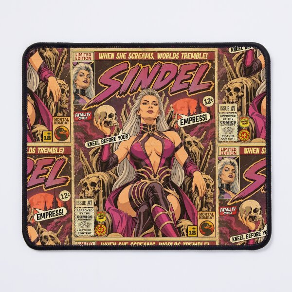 Item preview, Mortal Kombat Sindel Vintage Retro Comic Cover Art designed and sold by Back2Collage.