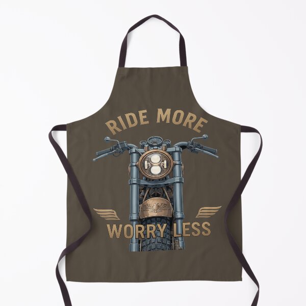 Aperçu de l'œuvre T-shirt vintage « Roulez plus, inquiétez-vous moins » pour motards créée et vendue par FABIOLA1970.