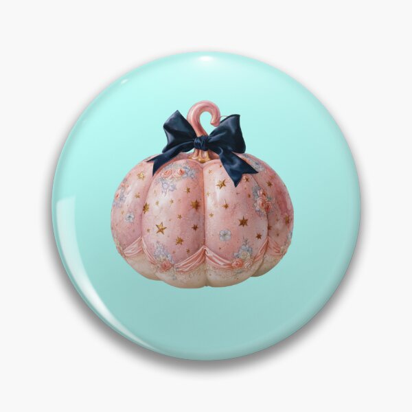 Item preview, Pumpkin Pink Bow Star Pattern Coquette Aesthetic Baroque designed and sold by Mauswohn.