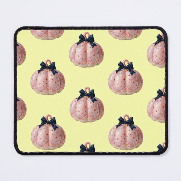 Item preview, Pumpkin Pink Bow Star Pattern Coquette Aesthetic Baroque designed and sold by Mauswohn.