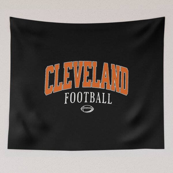 Aperçu de l'œuvre Cleveland Football Vintage Distressed créée et vendue par StephenCo88591.