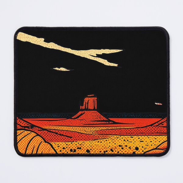 Item preview, Monument Valley Pop Art Desert Landscape Vintage Graphic designed and sold by FestivityFinds.