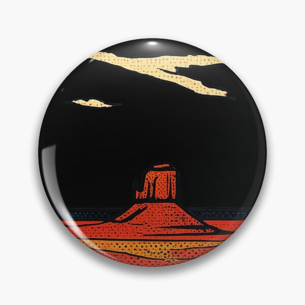 Item preview, Monument Valley Pop Art Desert Landscape Vintage Graphic designed and sold by FestivityFinds.