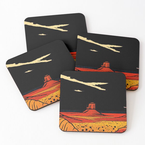Item preview, Monument Valley Pop Art Desert Landscape Vintage Graphic designed and sold by FestivityFinds.