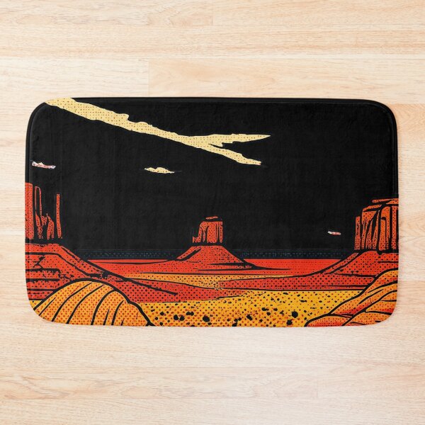 Item preview, Monument Valley Pop Art Desert Landscape Vintage Graphic designed and sold by FestivityFinds.