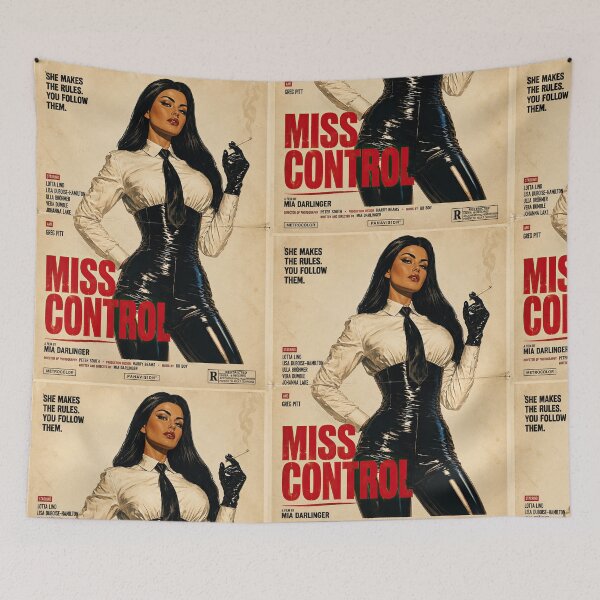 Item preview, Miss Control – Retro Femme Fatale designed and sold by obstinator.