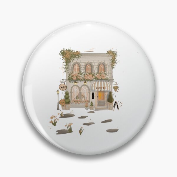 Item preview, Charming Floral Corner Cafe designed and sold by RPaquin-Draws.
