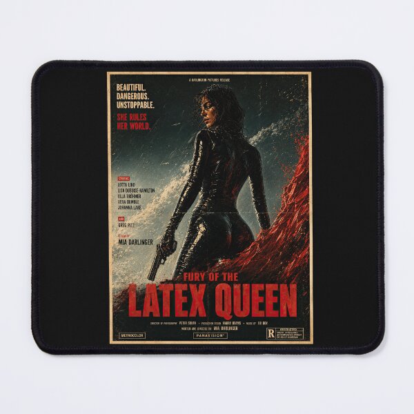 Item preview, Fury of the Latex Queen – Retro Action Exploitation designed and sold by obstinator.
