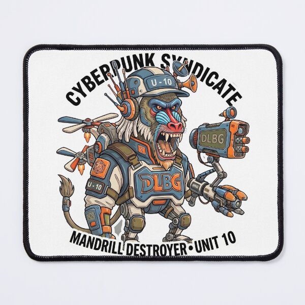 Item preview, Cyberpunk Syndicate - Mandrill Destroyer (Unit 10) designed and sold by DLBG-STORE.