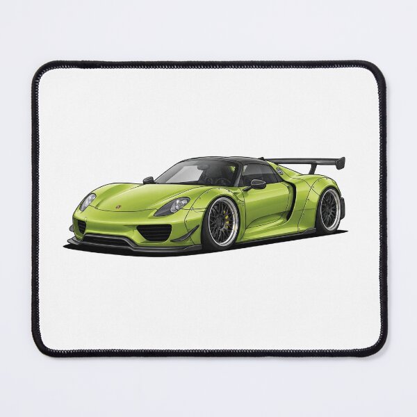 Item preview, Porsche 918 Spyder Cartoon designed and sold by ToonMyRide.