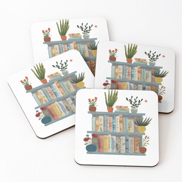 Item preview, Cozy Botanical Bookshelf designed and sold by RPaquin-Draws.