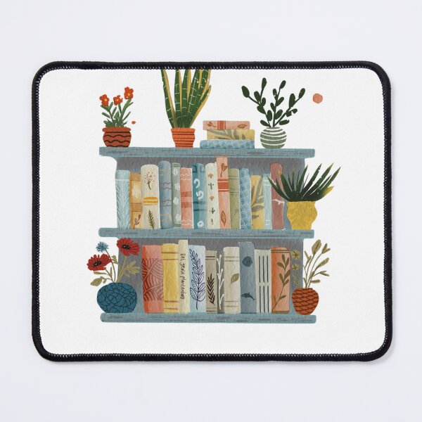 Item preview, Cozy Botanical Bookshelf designed and sold by RPaquin-Draws.