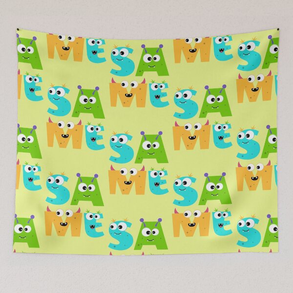Item preview, Monster lettering SAME Funny typography Colorful Humor designed and sold by Mauswohn.