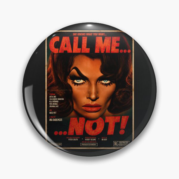 Item preview, Call Me… Not! – Retro Sarcasm Pinup designed and sold by obstinator.