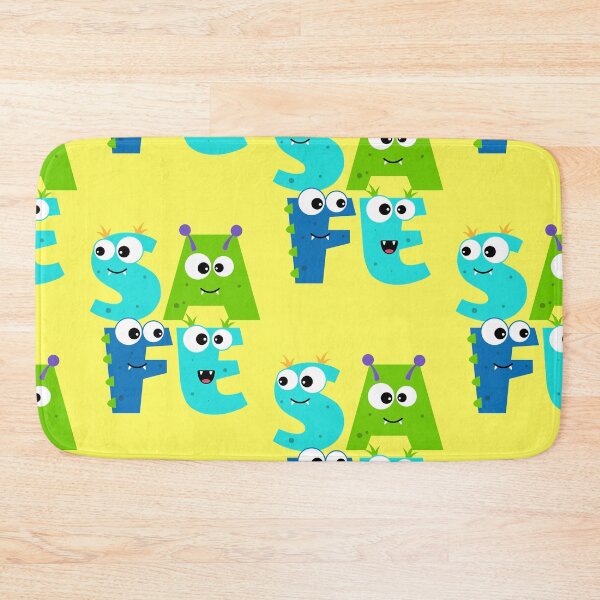 Item preview, Monster lettering SAFE Funny typography Colorful Humor designed and sold by Mauswohn.