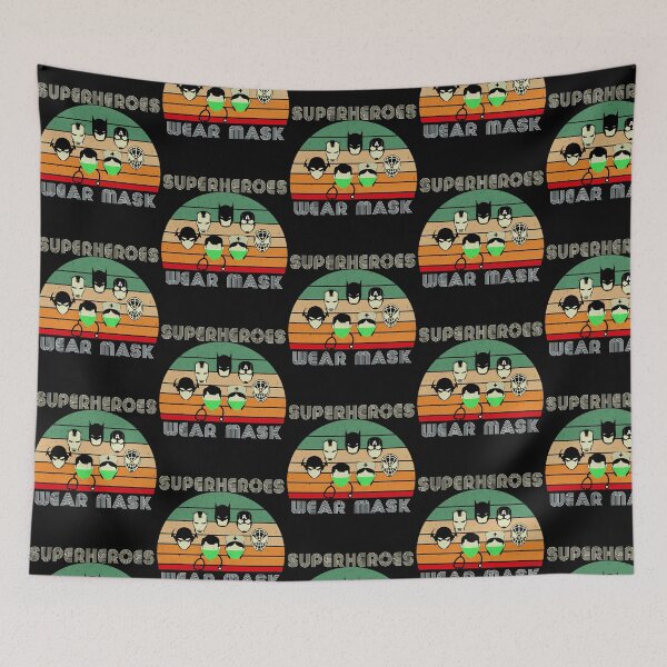 Item preview, Superheroes Wear Mask Vintage Design designed and sold by emonie-anson.