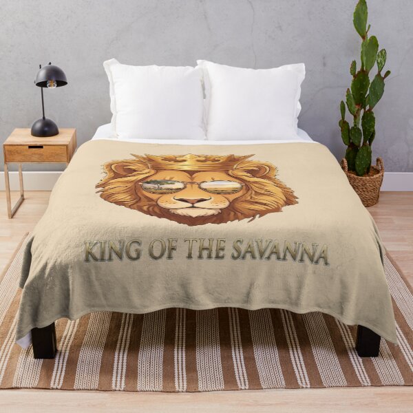 Item preview, Majestic Lion King of the Savanna designed and sold by FABIOLA1970.