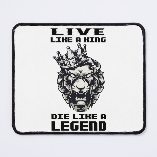 Item preview, Live Like A King Die Like A Legend designed and sold by lillian-mcclin.