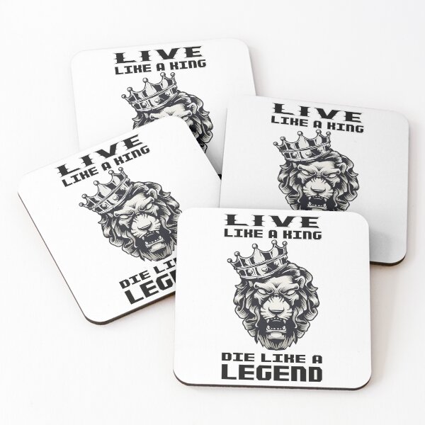 Item preview, Live Like A King Die Like A Legend designed and sold by lillian-mcclin.
