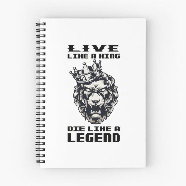 Item preview, Live Like A King Die Like A Legend designed and sold by lillian-mcclin.