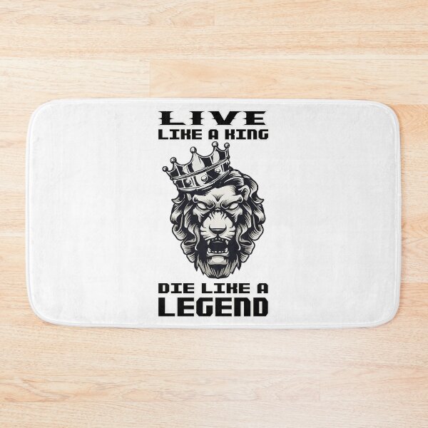Item preview, Live Like A King Die Like A Legend designed and sold by lillian-mcclin.