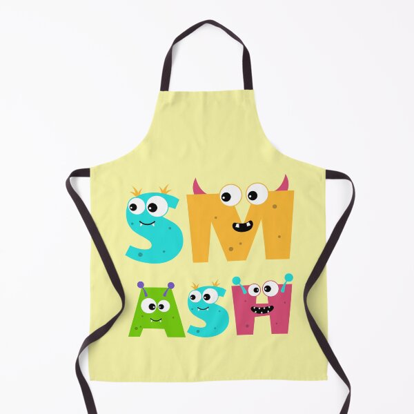 Item preview, Monster lettering SMASH Funny typography Colorful Humor designed and sold by Mauswohn.